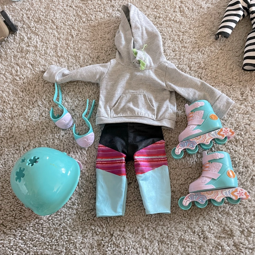 Retired Journey Girls Skating Outfit & Skates